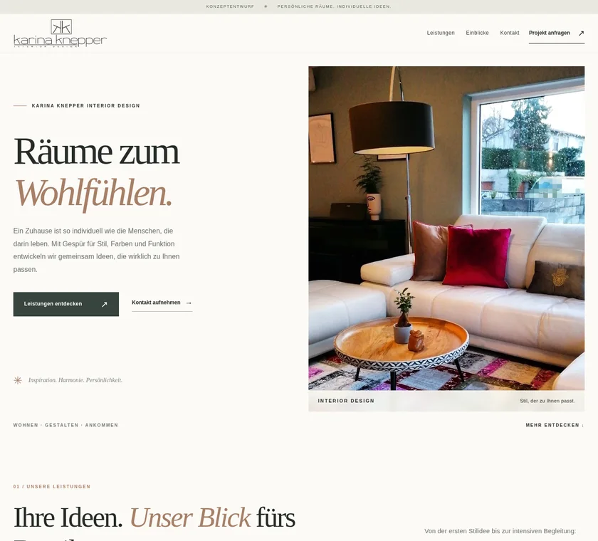 Vorschau des minimalistischen Entwurfs